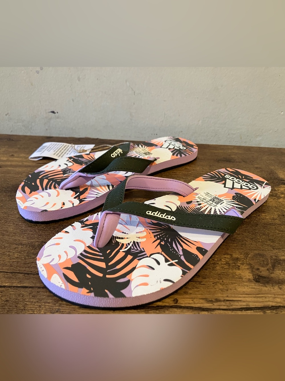 Adidas flip-flops